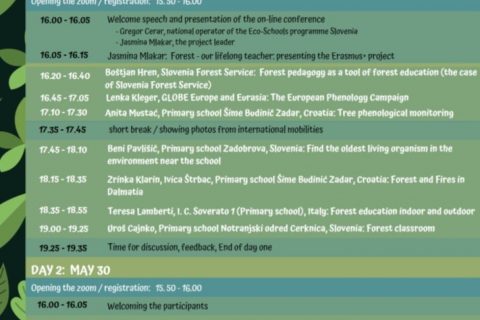 Finalna onlajn Konferencija u okviru projekta: „Šuma – naš celoživotni učitelj“ (ForLife) 29-31. maj 2023. godine